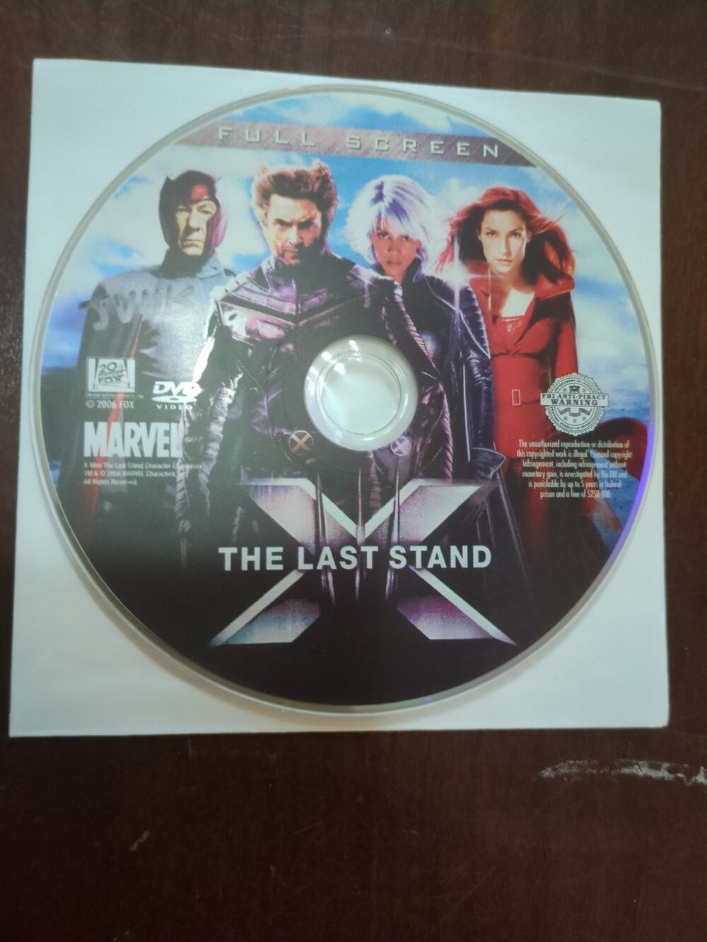 X-Men: The Last Stand (DVD, WIDESCREEN, 2006) DISC ONLY